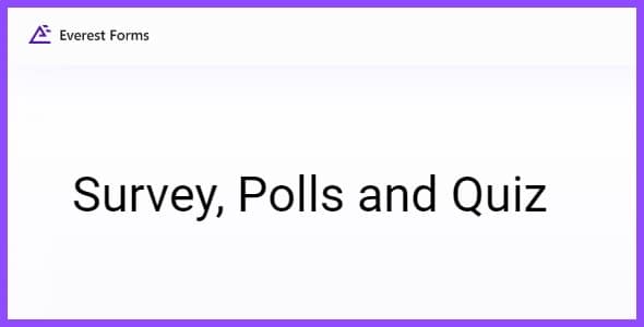 Everest Forms Survey, Polls and Quiz