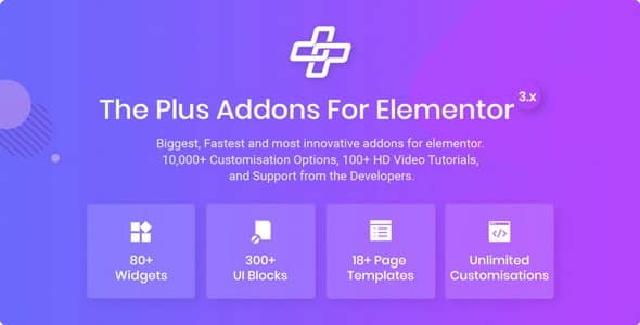 The Plus – Addon for Elementor Page Builder WordPress Plugin