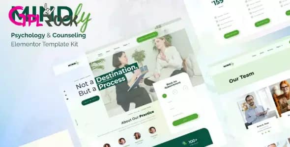 Mindly – Psychology, Therapy & Counseling Elementor Template Kit