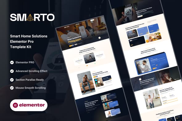Smarto - Smart Home Solutions Elementor Pro Template Kit