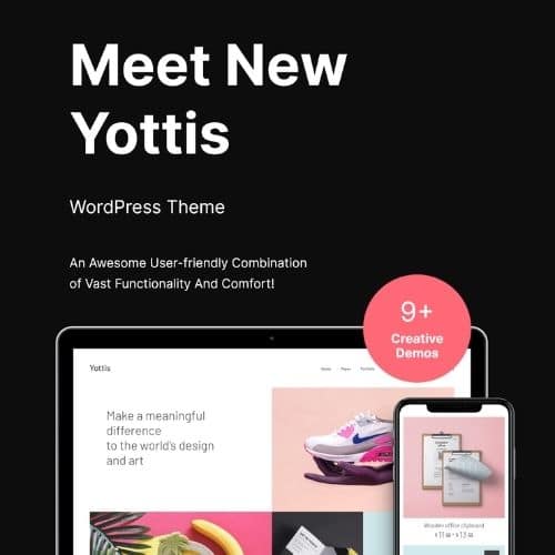 Yottis | Personal Creative Portfolio WordPress Theme + Store